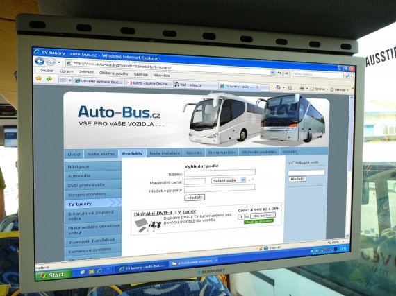 Instalace připojení notebooku na LCD monitory
