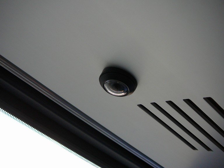 Detail kamery schodiště